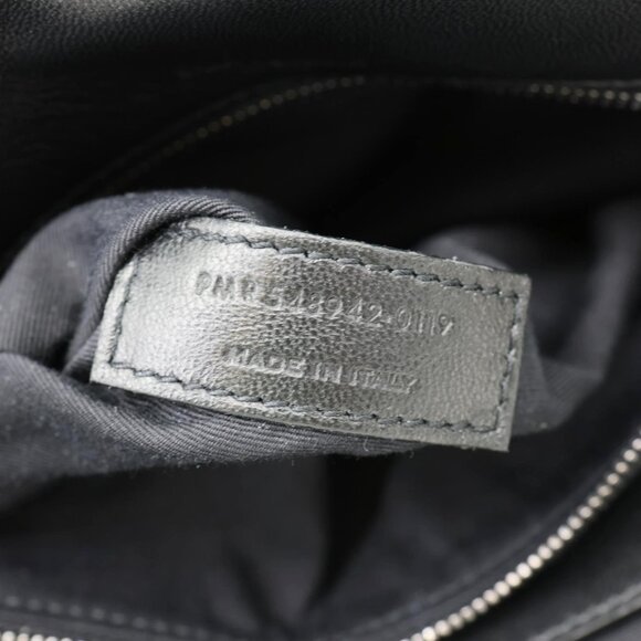 Yves Saint Laurent  Niki Medium Leather Shoulder Bag Black - Picture 13 of 13